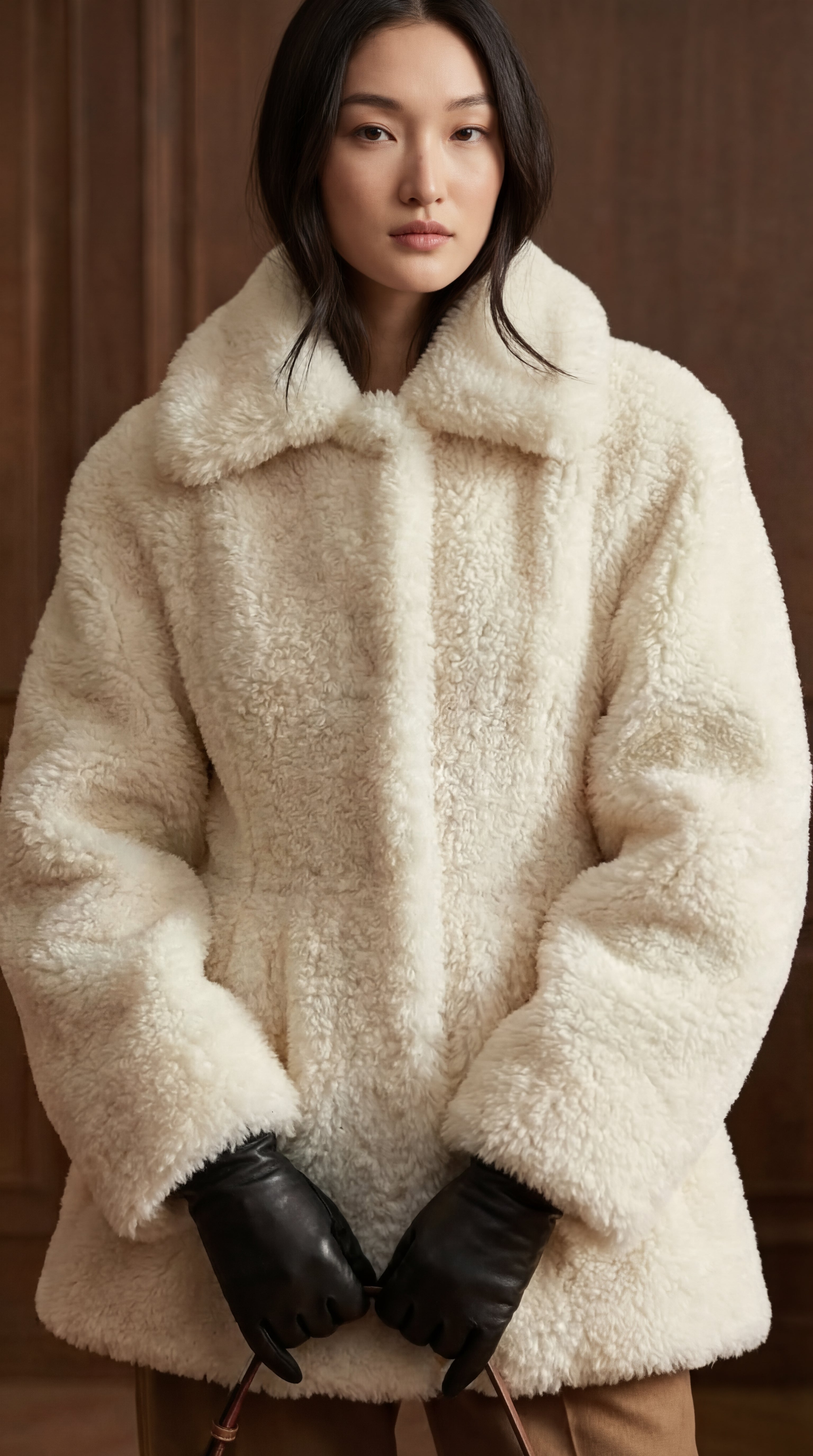 White Swan Faux Fur Coat – Sagaza TR